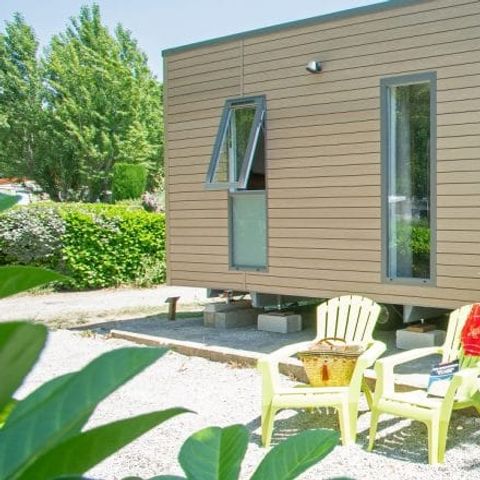 Stacaravan 2 personen - Stacaravan Key Westotel 20m² - 1 kamer + TV +Klimaat