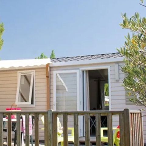 Mobile home 6 persons - Mobile home Aups - 28m² - 3 bedrooms + TV + A/C