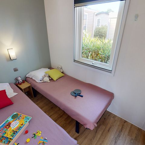 Mobilheim 4 Personen - Sainte-Croix - 28m² - 2 Schlafzimmer + TV + A/C