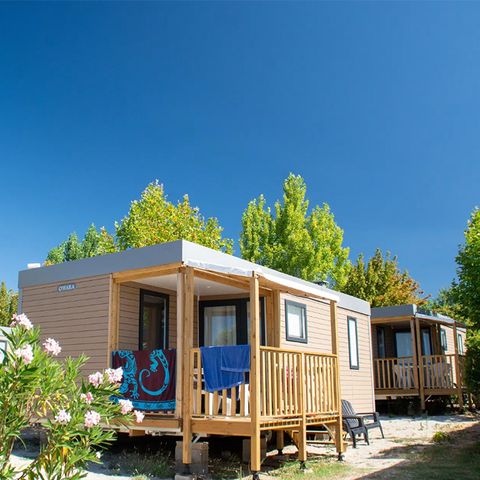 Mobile home 4 persons - Mobile home Sainte-Croix - 28m² - 2 bedrooms + TV + A/C