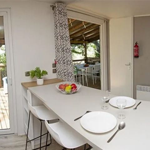 Mobile home 6 persons - Mobile home Verdon - 33 m² - 3 bedrooms + TV + A/C