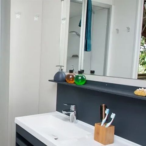 Mobile home 6 persons - Mobile home Verdon - 33 m² - 3 bedrooms + TV + A/C