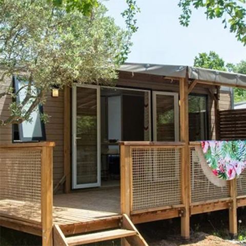 Mobile home 4 persons - Mobile home Castellane - 30m² - 2 bedrooms + TV + A/C