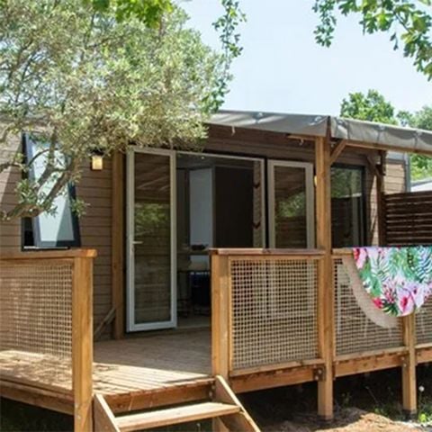 Mobilhome 4 personas - Mobil home Castellane - 30m² - 2 habitaciones + TV + A/C
