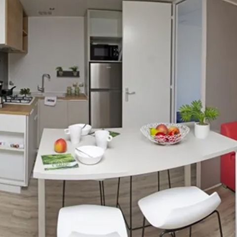 Mobile home 4 persons - Mobile home Castellane - 30m² - 2 bedrooms + TV + A/C