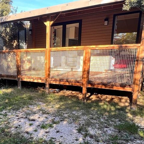 Stacaravan 4 personen - Castellane tuinzijde - 30m² - 2 kamers + TV + A/C