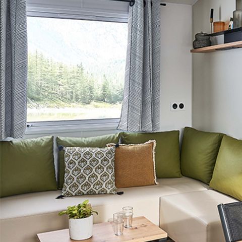 Mobile home 6 persons - Mobile home Quinson - 33m² - 3 bedrooms + TV + A/C