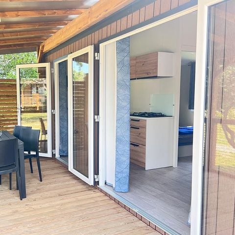 Mobilhome 6 personas - Mobil home Quinson - 33m² - 3 habitaciones + TV + A/C