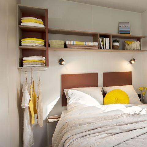 Stacaravan 6 personen - Stacaravan Tourtour - 33m² - 3 kamers + Tv + A/C