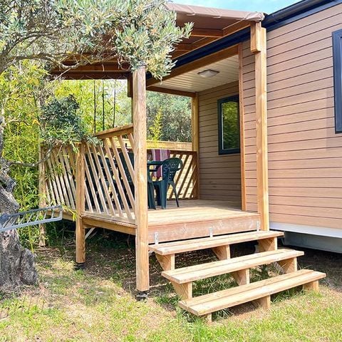 Mobilheim 6 Personen - Tourtour - 33m² - 3 Schlafzimmer + Tv + A/C