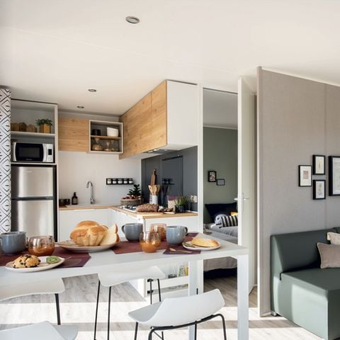 Mobilheim 4 Personen - Moustiers 32m2 + Geschirrspüler + TV + Klimaanlage