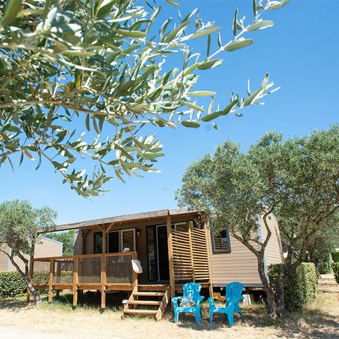 Mobile home 4 persons - Moustiers 32m2 + Dishwasher + TV + Air conditioning