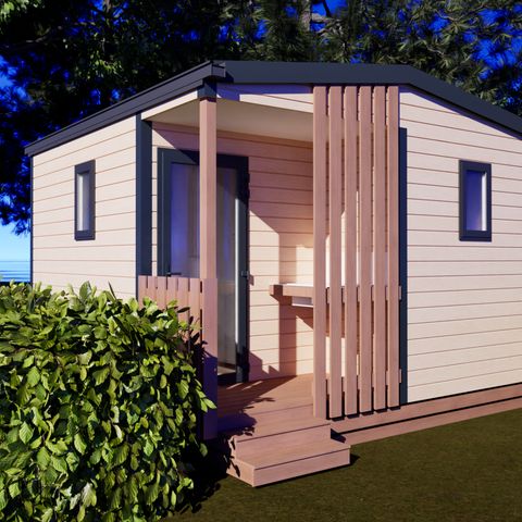 Kampeerplaats - Zeer comfortabele staanplaats met individueel sanitair - 110m2