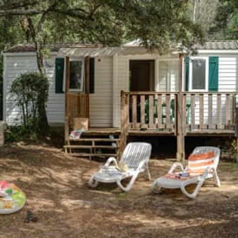 MOBILHOME 5 personas - Cabaña 4/5p 2ch aire acondicionado ***