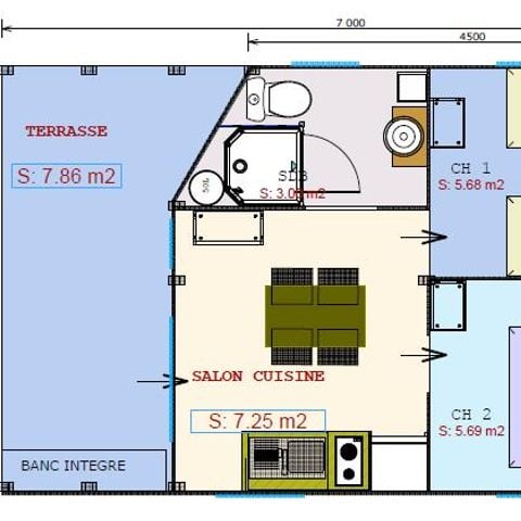 SAFARITENT 5 personen - Freeflower Standaard 30m²