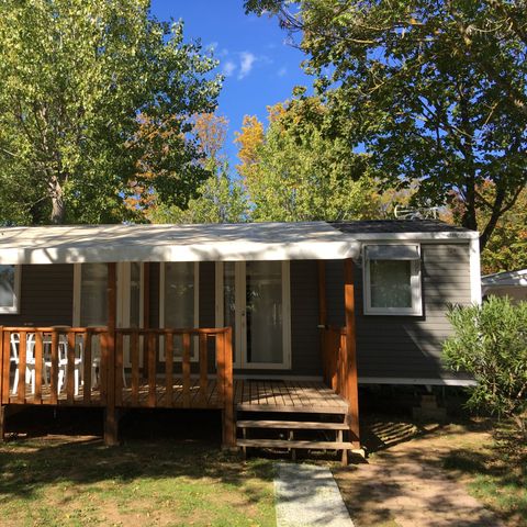 Stacaravan 6 personen - Premium 38m² + TV + Airconditioning
