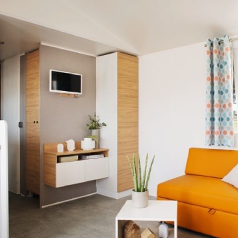 MOBILHEIM 6 Personen - Premium 38m²+ TV + Klimaanlage