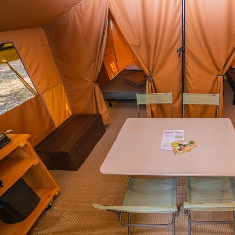 Tente en toile et en bois 4 personnes - Tente Ponza