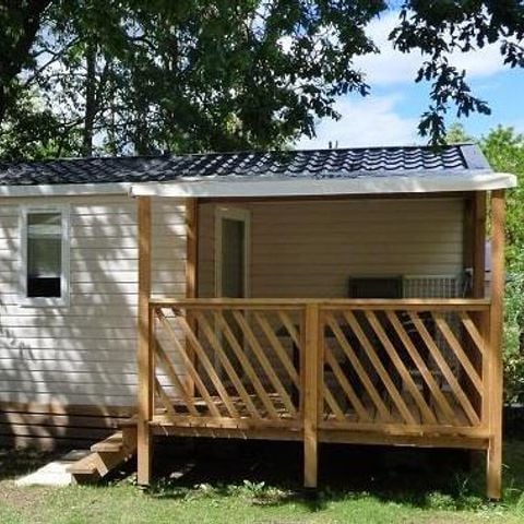 BUNGALOW 4 personnes - ABRIVADO 2 chambres - 25m2 - avec CLIM + TV - Terrasse couverte 9 m²