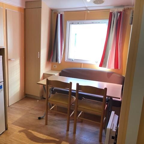 Stacaravan 4 personen - ENCIERRO 2 kamers - 24 m² - met CLIM+ TV - 13 m² overdekt terras