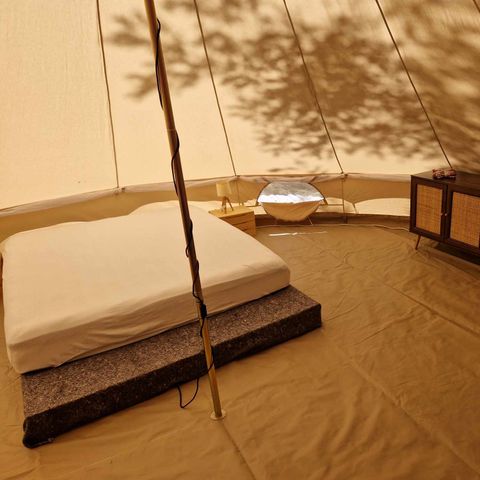 TIENDA DE LONA Y MADERA 4 personas - Tienda de campaña max 4pers (3 adultos max)