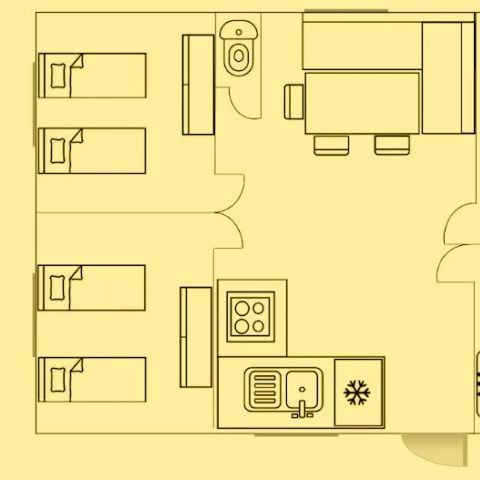 MOBILE HOME 6 people - SUPER TITANIA