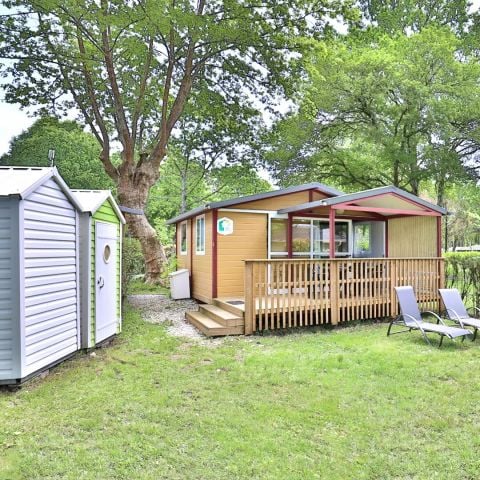 Stacaravan 5 personen - Stacaravan Pêcheur 3 Kamers 5 Personen + TV