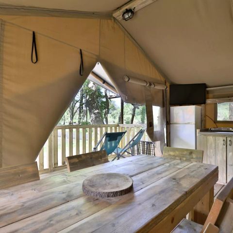Lodge 5 persons - Lodge Safari 3 Rooms 5 People + TV