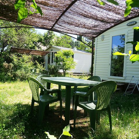 BUNGALOW 3 personnes - Mobill home Esparron 1 chambre