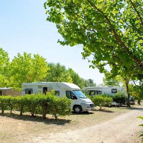 Kampeerplaats - Pakket 2 personen (standplaats + auto + elektriciteit 10A)