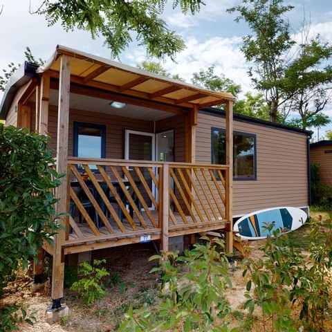 Stacaravan 4 personen - Cottage Etang - 27m² - 2 kamers