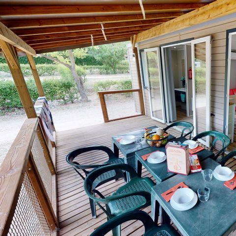 MOBILHOME 6 personnes - Cottage Provence - 33m² - 3 chambres