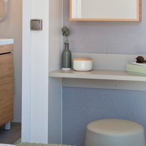 Mobilheim 4 Personen - Cottage Ansouis - 33m² - 2 Zimmer - 2 Bäder + Jacuzzi