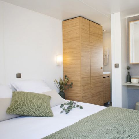 Mobilheim 4 Personen - Cottage Ansouis - 33m² - 2 Zimmer - 2 Bäder + Jacuzzi