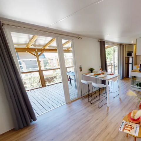 Mobile home 4 persons - Mobile home Lourmarin with Jacuzzi - 32m² - 2 bedrooms
