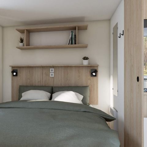 Mobilheim 2 personen - MOBIL HOME Premium Klimatisiert - TV - Geschirrspülmaschine - 1 Zi - 20m²/ Santoline