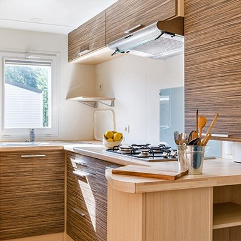 MOBILE HOME 4 people - | Premium | 2 Bedrooms | 4 Pers | Raised terrace | Air conditioning | TV