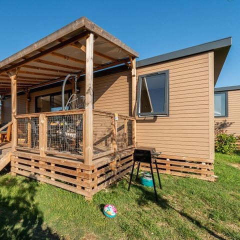 MOBILE HOME 8 people - Ultimate Plus | 3 Bedrooms | 6/8 Beds | Terrace Lounge | 2 Bathrooms | Air Conditioning | TV