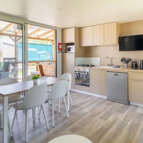 MOBILHOME 8 personas - Salón Supreme Plus de 3 dormitorios