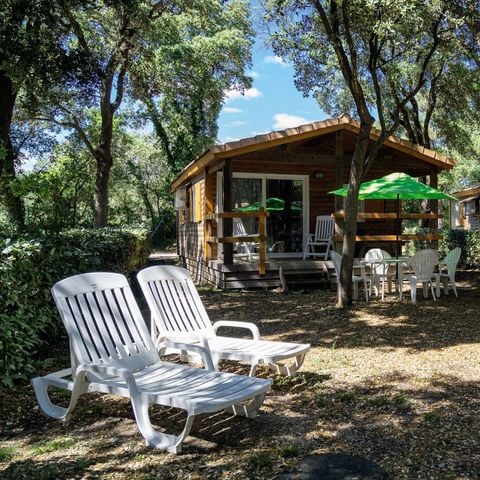 Chalet 6 Personen - Chalet | Classic | 3 Schlafz. | 6 Pers. | Höher gelegene Terrasse | 1 Bad | Klimaanlage