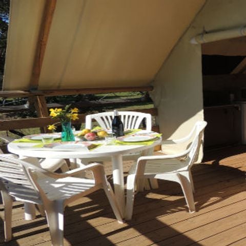 Safarizelt 4 Personen - Safari, 2 Zimmer (ohne Sanitäranlagen)