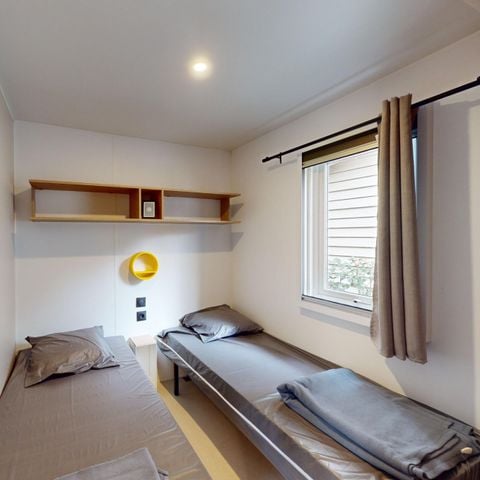 BUNGALOW 4 personnes - 2 chambres confort (-8 ans) + Clim + TV