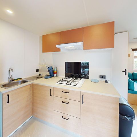 BUNGALOW 4 personnes - 2 chambres confort (-8 ans) + Clim + TV