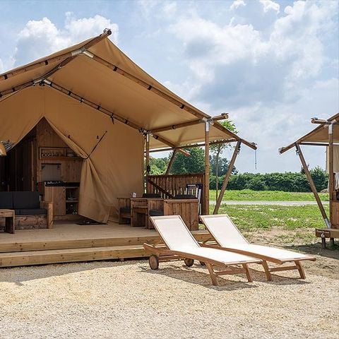 Wohnzelt auz holz 5 personen - SunLodge Taiga