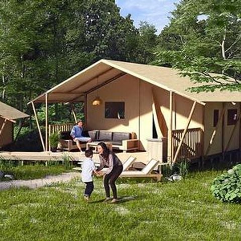 Wohnzelt auz holz 8 personen - SunLodge Pamoja & Kambi