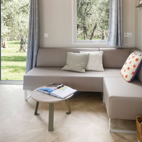 Mobilheim 6 personen - Comfort | 3 Zi. | 6 Pers. | Erhöhte Terrasse | Clim.