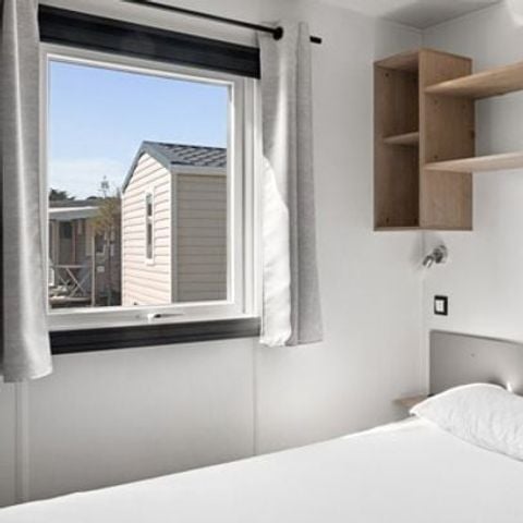 Mobilheim 6 personen - Premium | 3 Schlafz. | 6 Pers. | Terrasse Lounge | Klimaanlage | TV