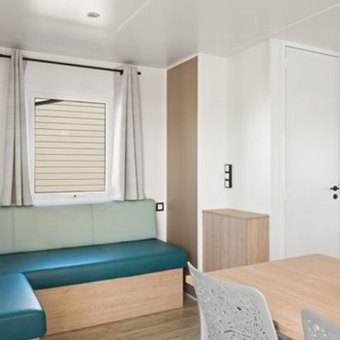 Mobilheim 6 personen - Premium | 3 Schlafz. | 6 Pers. | Terrasse Lounge | Klimaanlage | TV