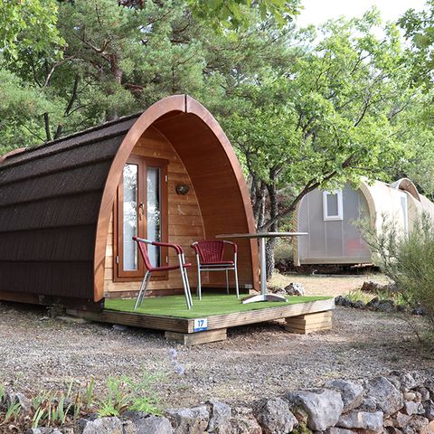 Alojamiento 2 personas - Pod - 6m² (sin instalaciones sanitarias)