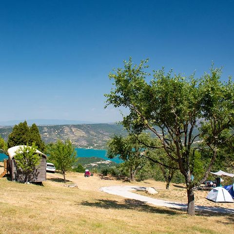 Allogi 4 persone - Roulotte con vista lago - 20.40m² - 2 camere (2 adulti + 2 bambini)